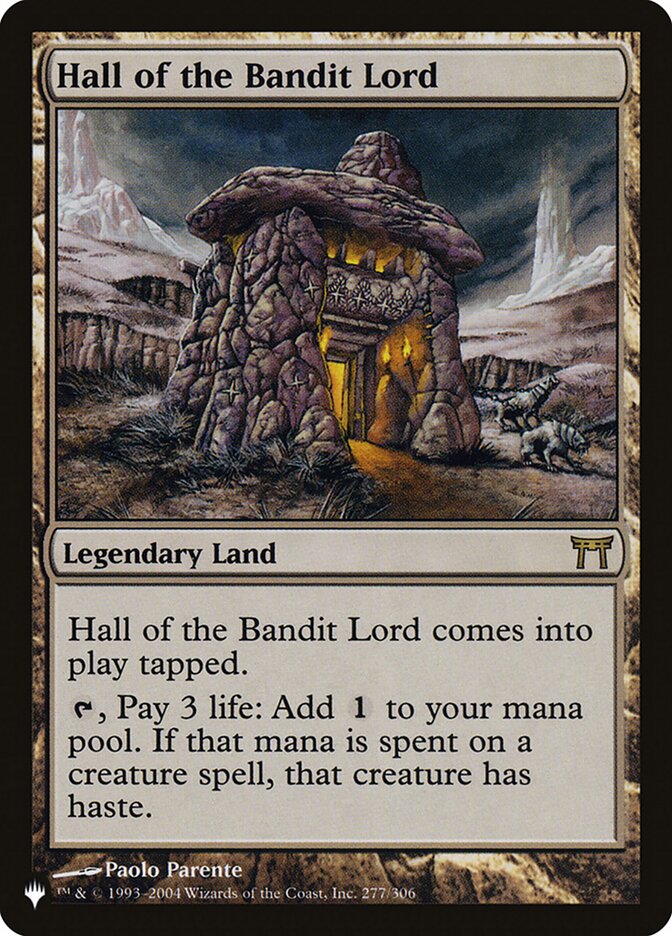 Hall of the Bandit Lord [The List] | Mega City Incorporated