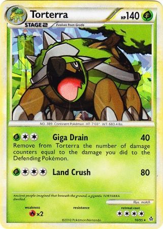 Torterra (10/95) (Cracked Ice Holo) [HeartGold & SoulSilver: Unleashed] | Mega City Incorporated