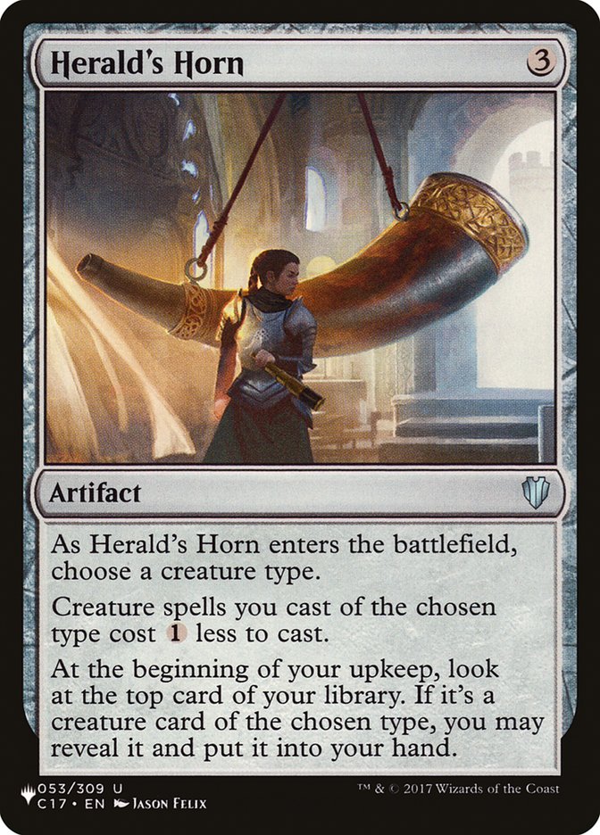 Herald's Horn [The List] | Mega City Incorporated