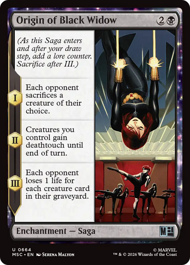Origin of Black Widow [Marvel Super Heroes Commander] | Mega City Incorporated