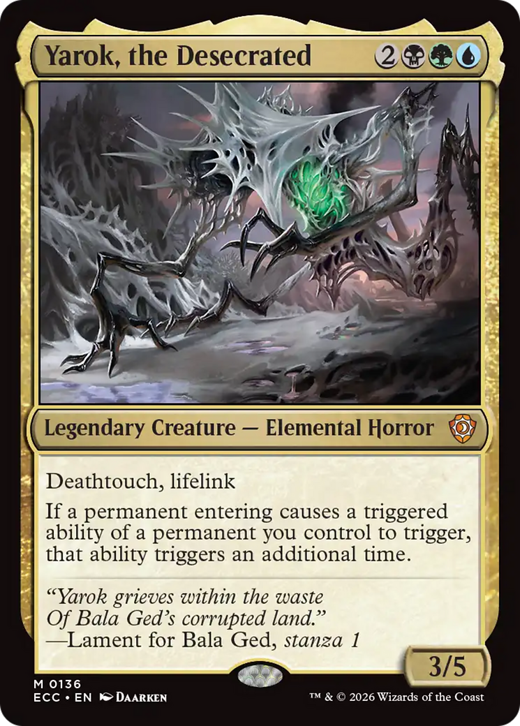 Yarok, the Desecrated [Lorwyn Eclipsed Commander] | Mega City Incorporated