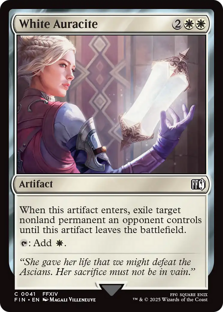 White Auracite [FINAL FANTASY] | Mega City Incorporated