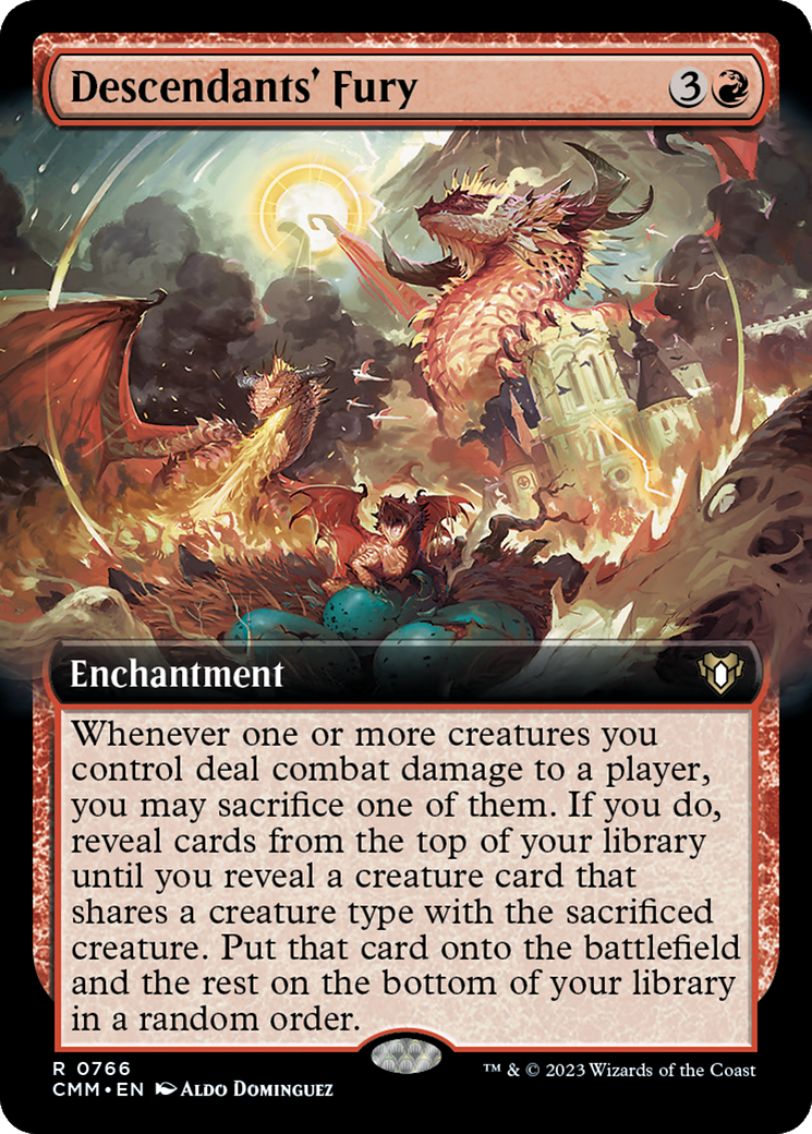 Descendants' Fury (Extended Art) [Commander Masters] | Mega City Incorporated