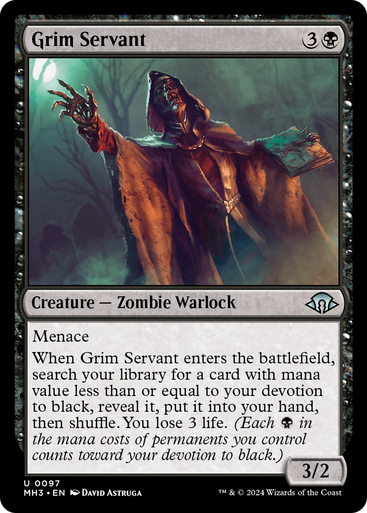 Grim Servant [Modern Horizons 3] | Mega City Incorporated