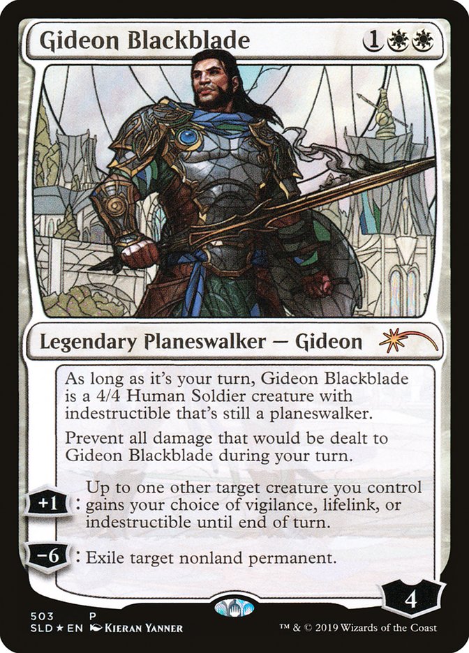 Gideon Blackblade (Stained Glass) [Secret Lair Drop Promos] | Mega City Incorporated