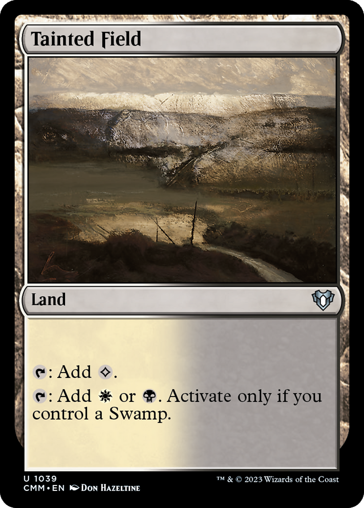 Tainted Field [Commander Masters] | Mega City Incorporated
