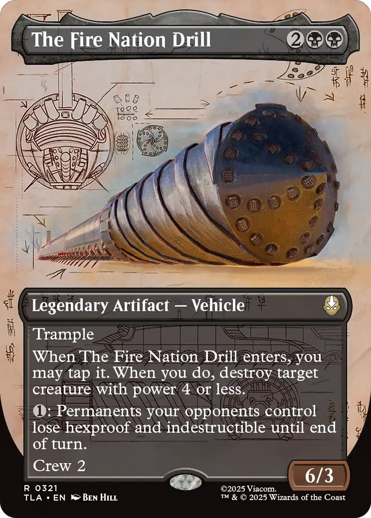 The Fire Nation Drill (Borderless) [Avatar: The Last Airbender] | Mega City Incorporated