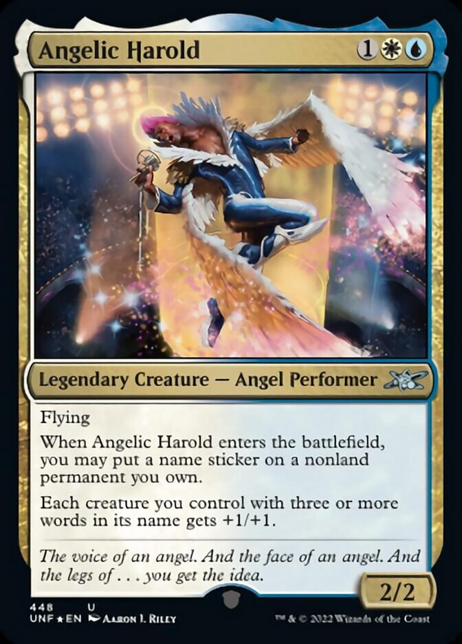 Angelic Harold (Galaxy Foil) [Unfinity] | Mega City Incorporated