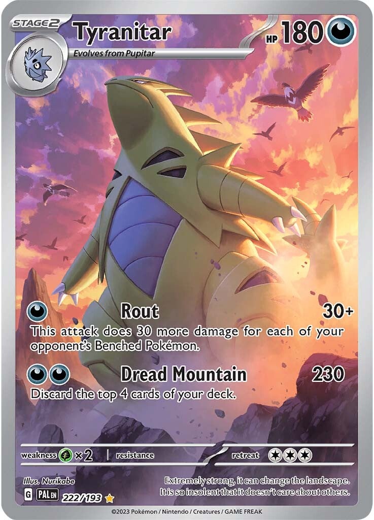 Tyranitar (222/193) [Scarlet & Violet: Paldea Evolved] | Mega City Incorporated