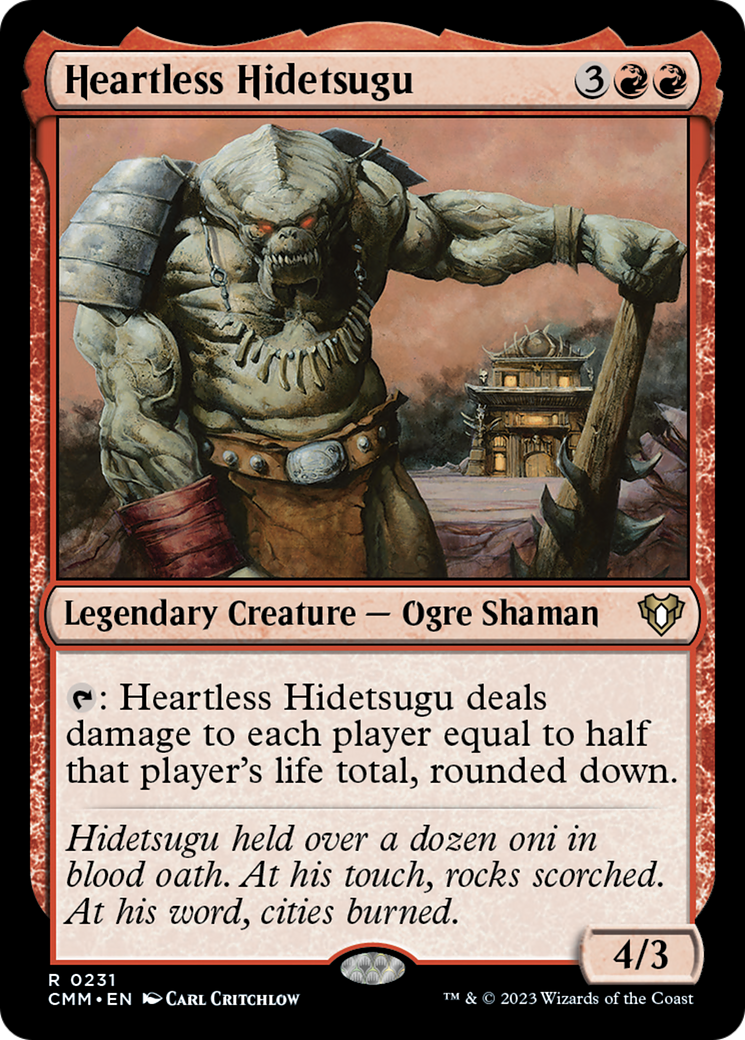 Heartless Hidetsugu [Commander Masters] | Mega City Incorporated