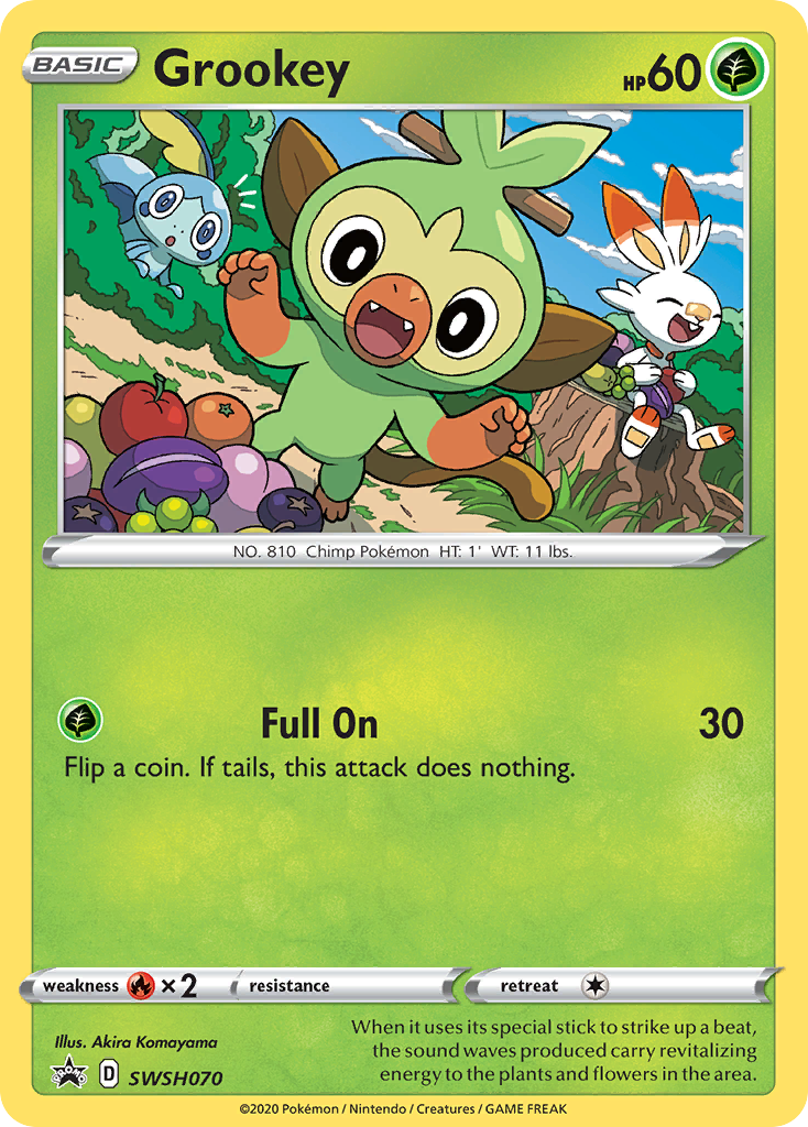 Grookey (SWSH070) [Sword & Shield: Black Star Promos] | Mega City Incorporated