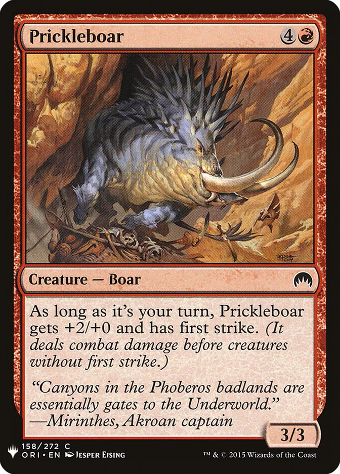 Prickleboar [Mystery Booster] | Mega City Incorporated