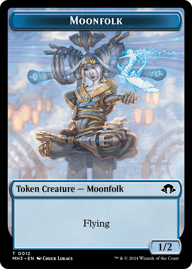 Moonfolk // Energy Reserve Double-Sided Token [Modern Horizons 3 Tokens] | Mega City Incorporated