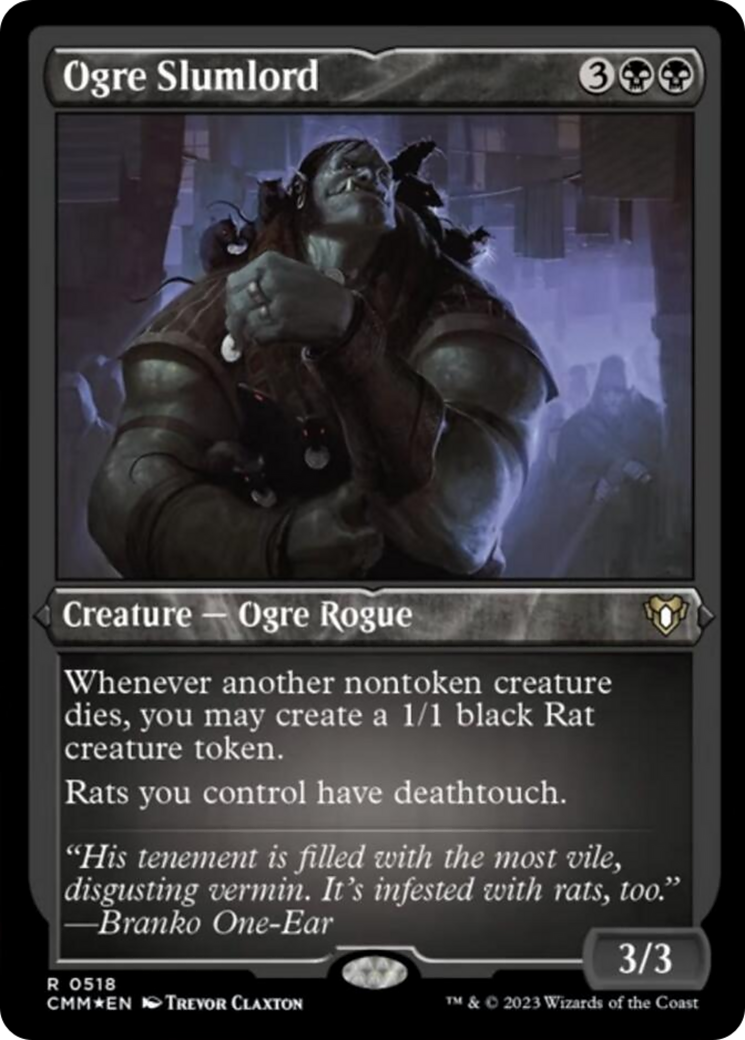 Ogre Slumlord (Foil Etched) [Commander Masters] | Mega City Incorporated