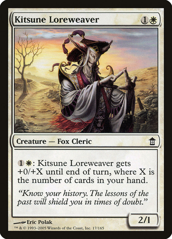 Kitsune Loreweaver [Saviors of Kamigawa] | Mega City Incorporated