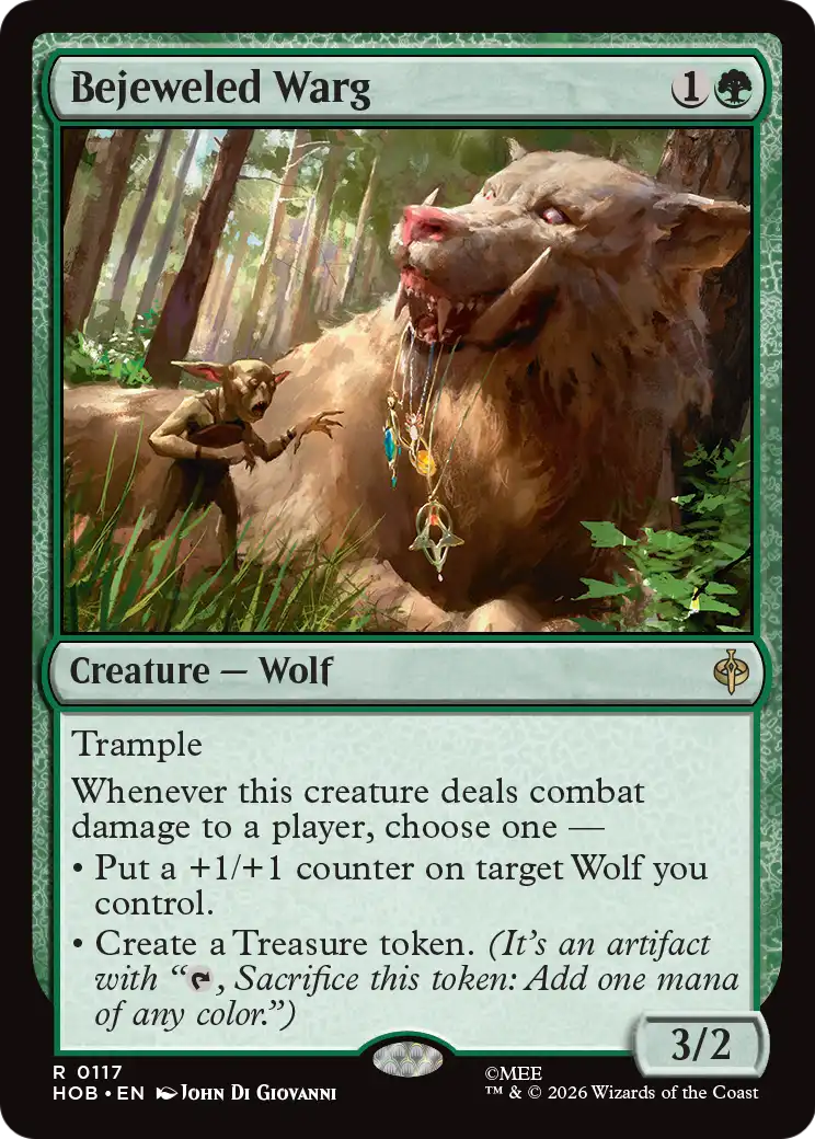 Bejeweled Warg [The Hobbit] | Mega City Incorporated