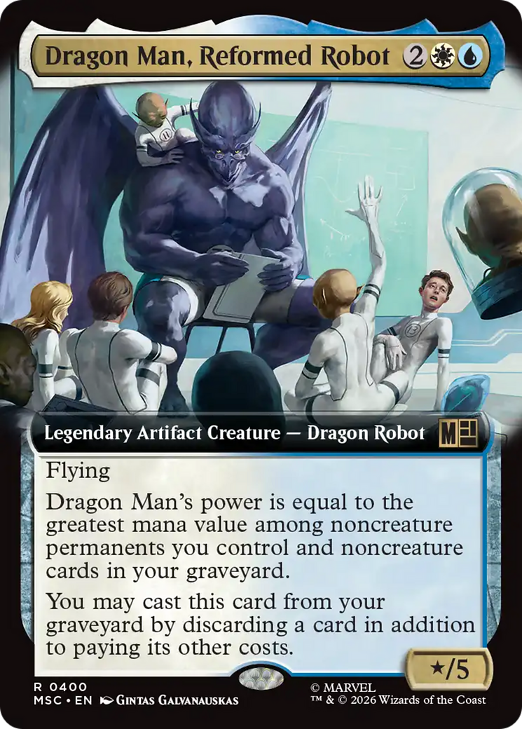 Dragon Man, Reformed Robot (Extended Art) [Marvel Super Heroes Commander] | Mega City Incorporated