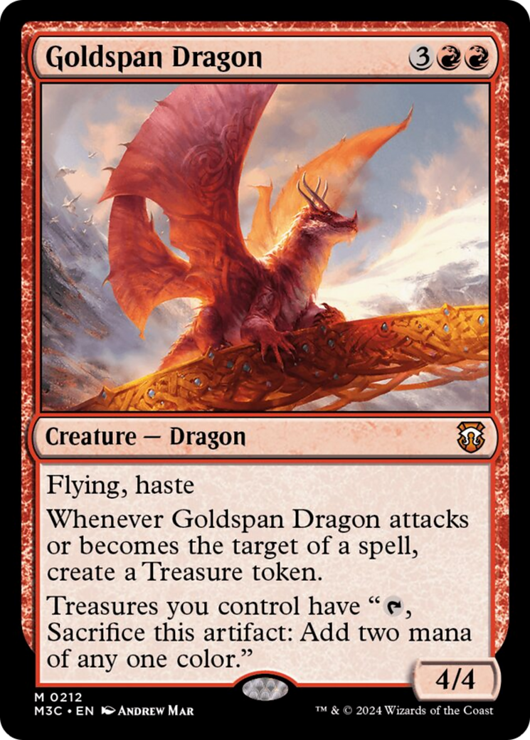 Goldspan Dragon [Modern Horizons 3 Commander] | Mega City Incorporated