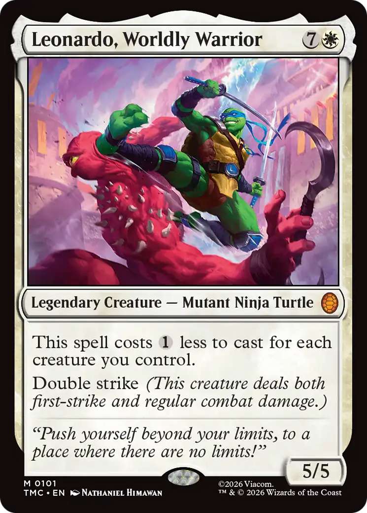 Leonardo, Worldly Warrior [Teenage Mutant Ninja Turtles Commander] | Mega City Incorporated