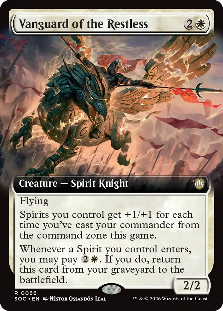 Vanguard of the Restless (Extended Art) [Secrets of Strixhaven Commander] | Mega City Incorporated