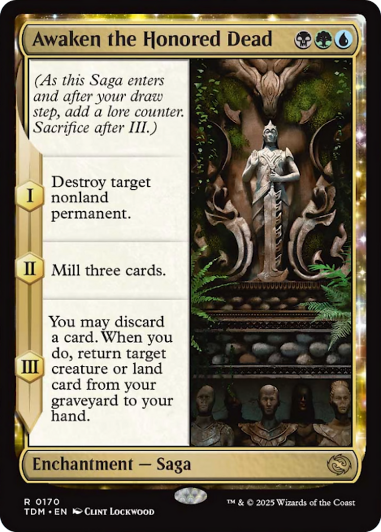 Awaken the Honored Dead [Tarkir: Dragonstorm] | Mega City Incorporated