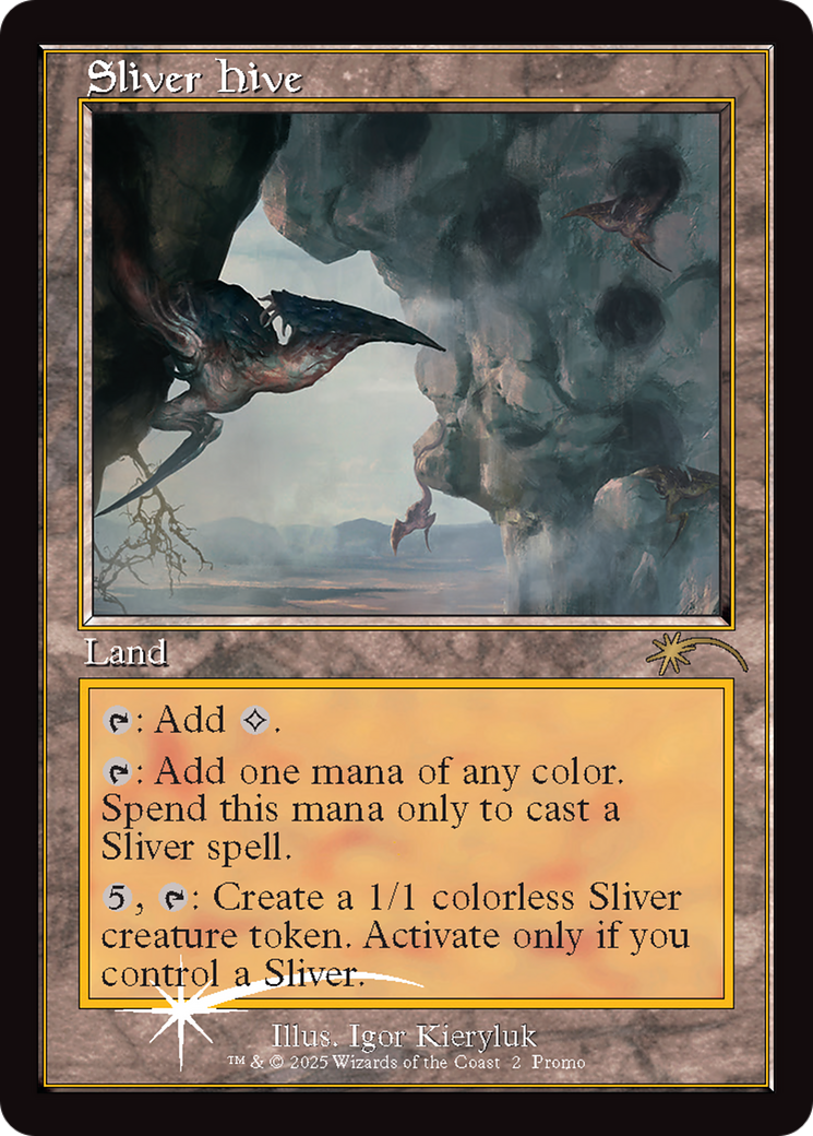 Sliver Hive (Retro Frame) [Secret Lair Drop Series] | Mega City Incorporated