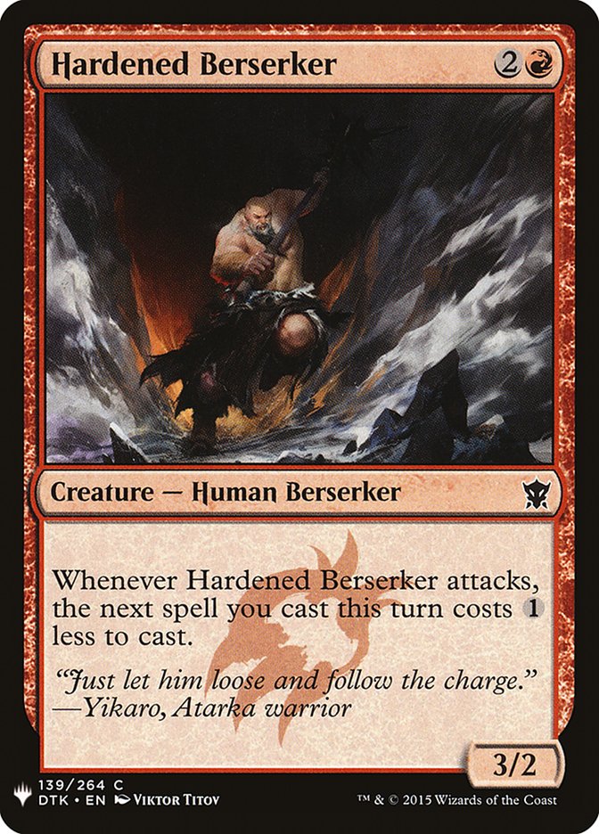 Hardened Berserker [Mystery Booster] | Mega City Incorporated