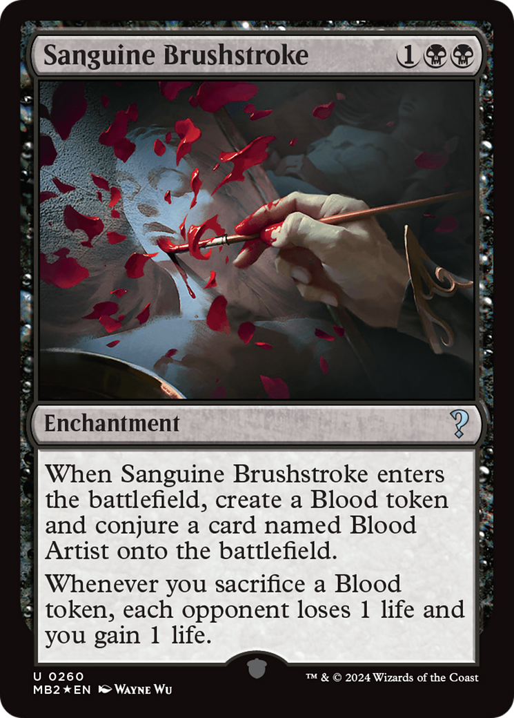 Sanguine Brushstroke [Mystery Booster 2] | Mega City Incorporated