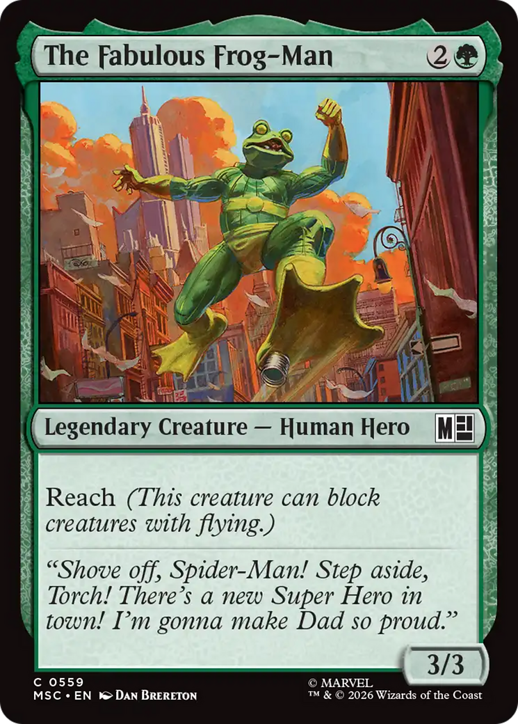 The Fabulous Frog-Man [Marvel Super Heroes Commander] | Mega City Incorporated