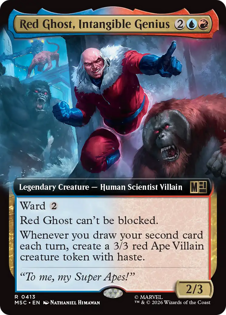 Red Ghost, Intangible Genius (Extended Art) [Marvel Super Heroes Commander] | Mega City Incorporated