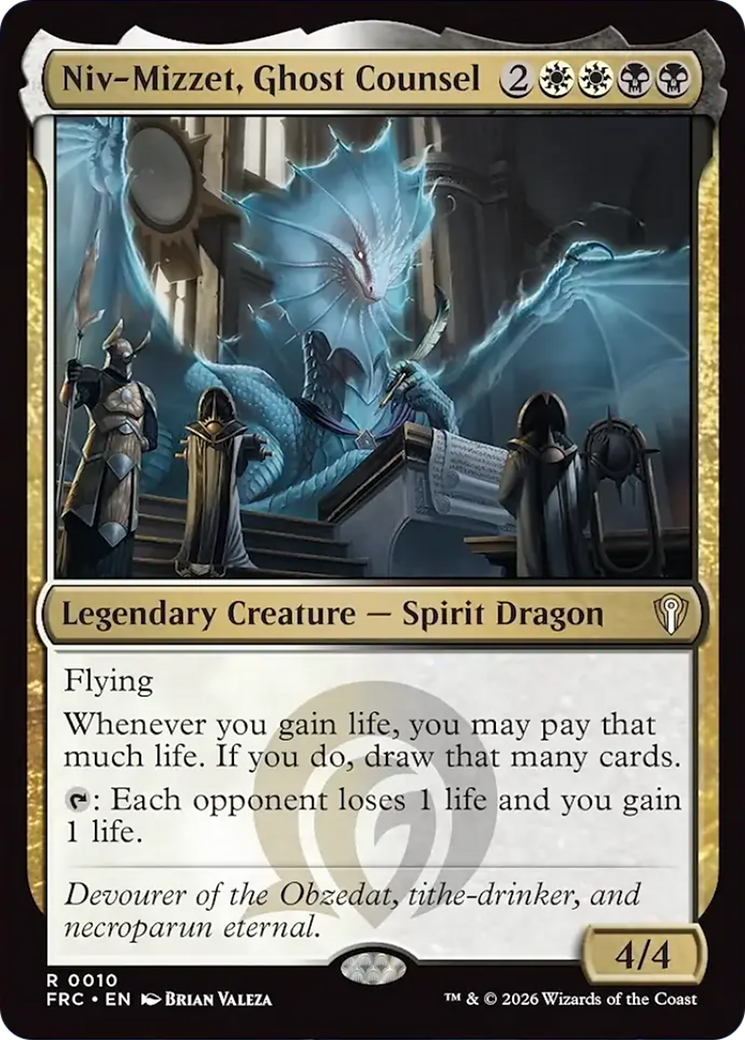 Niv-Mizzet, Ghost Counsel [Reality Fracture Commander] | Mega City Incorporated