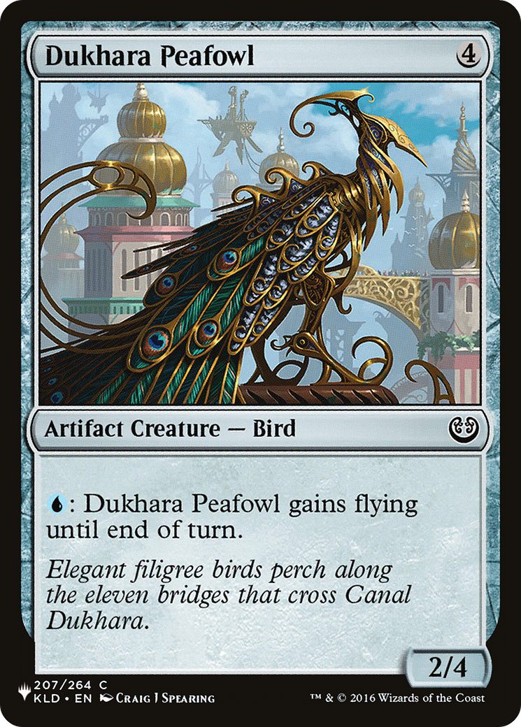 Dukhara Peafowl [The List] | Mega City Incorporated