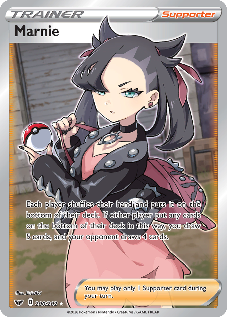 Marnie (200/202) [Sword & Shield: Base Set] | Mega City Incorporated