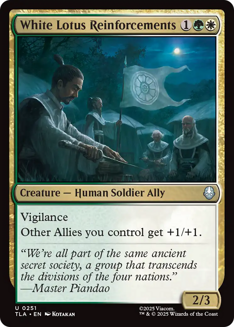 White Lotus Reinforcements [Avatar: The Last Airbender] | Mega City Incorporated