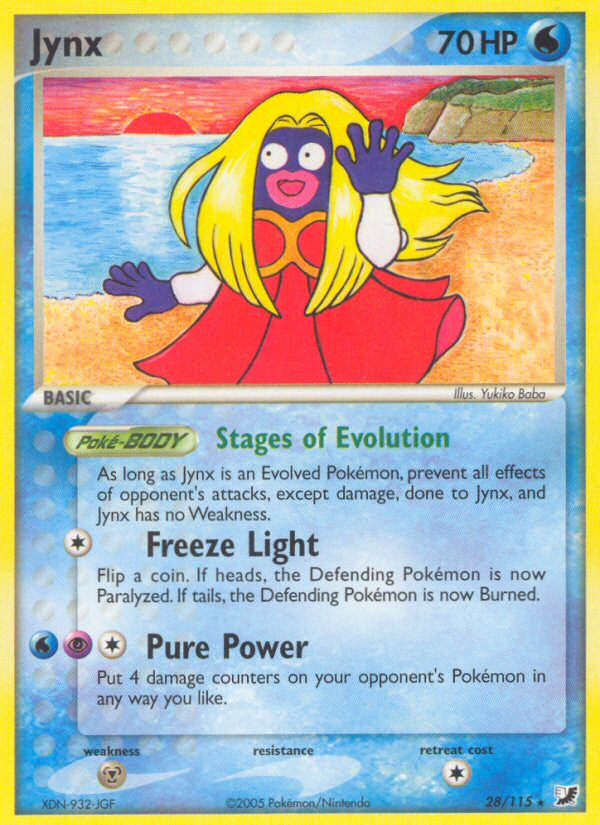 Jynx (28/115) [EX: Unseen Forces] | Mega City Incorporated