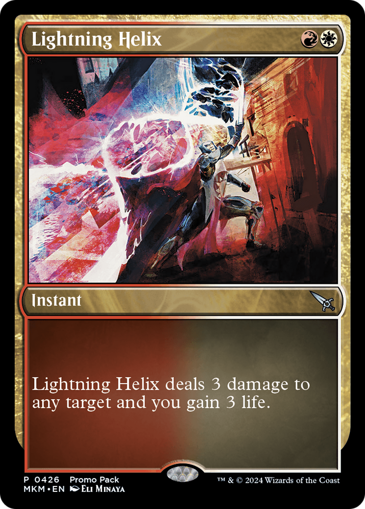 Lightning Helix (Promo Pack) [Murders at Karlov Manor Promos] | Mega City Incorporated