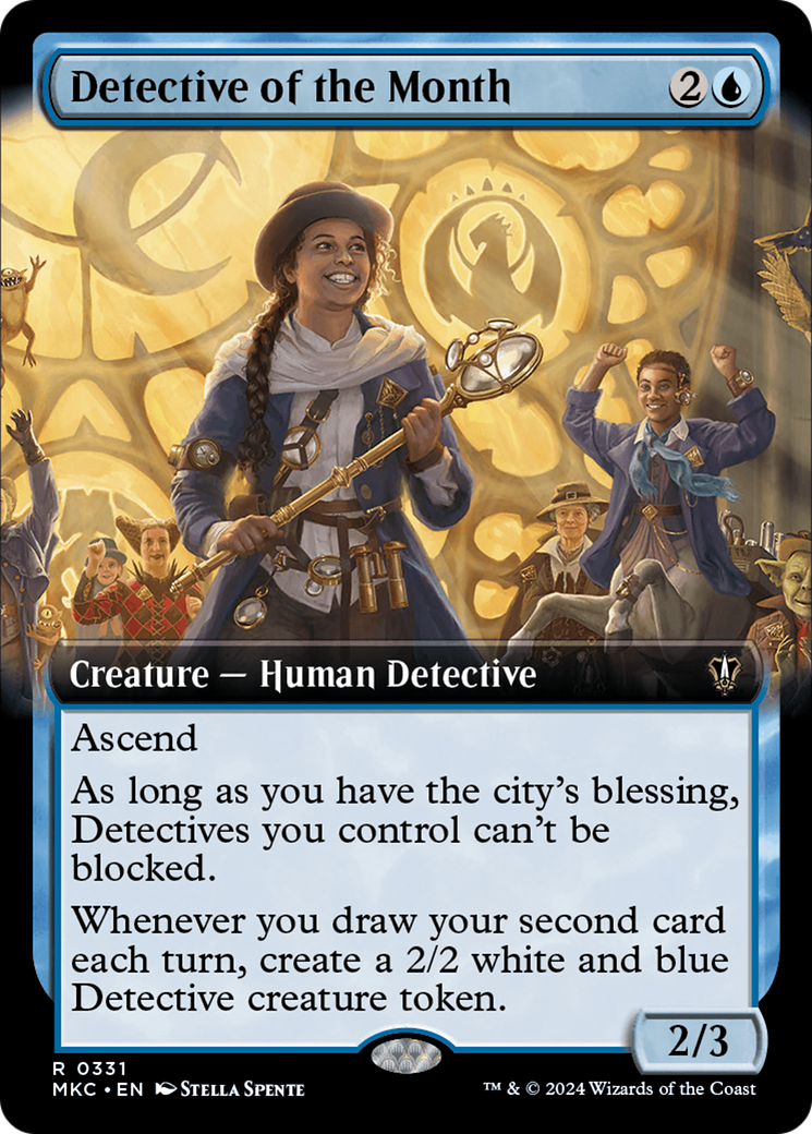 Detective of the Month (Extended Art) [Murders at Karlov Manor Commander] | Mega City Incorporated