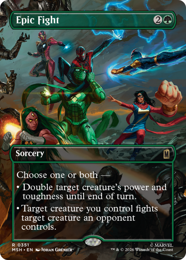 Epic Fight (Borderless) [Marvel Super Heroes] | Mega City Incorporated