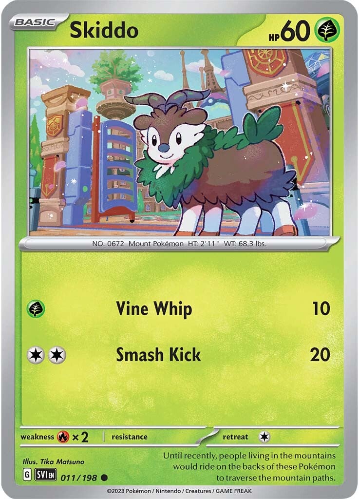 Skiddo (011/198) [Scarlet & Violet: Base Set] | Mega City Incorporated