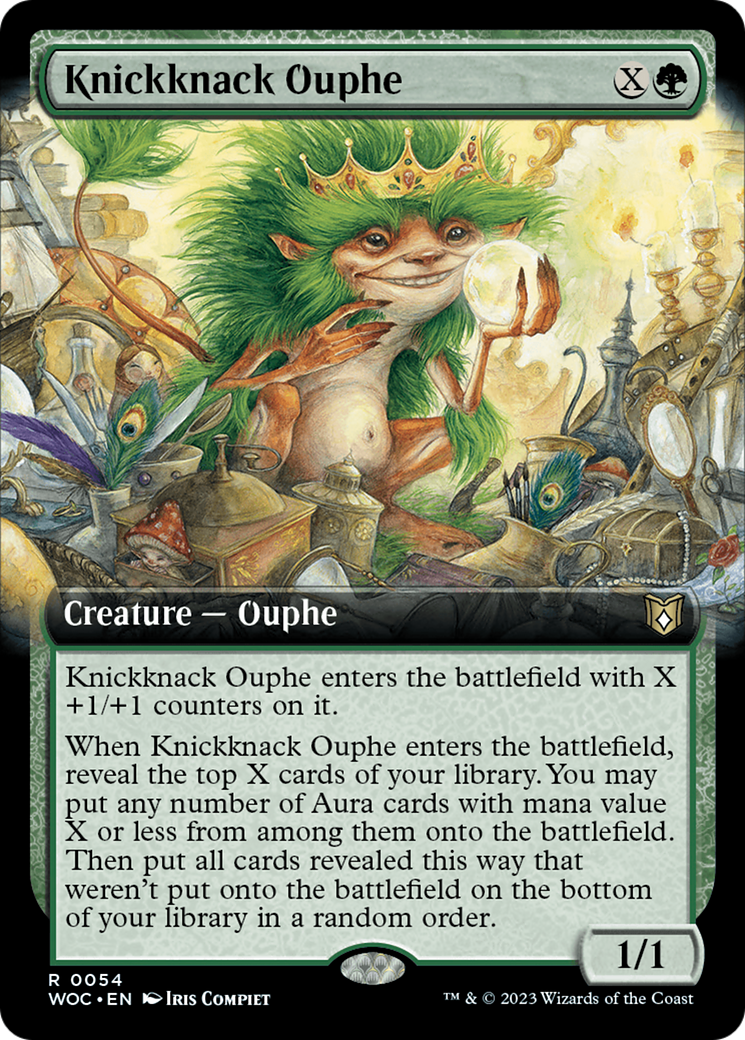 Knickknack Ouphe (Extended Art) [Wilds of Eldraine Commander] | Mega City Incorporated