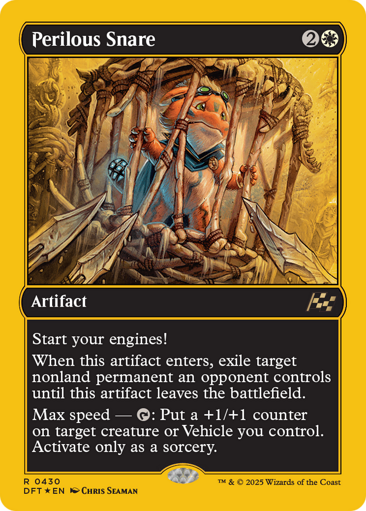 Perilous Snare (First-Place Foil) [Aetherdrift] | Mega City Incorporated