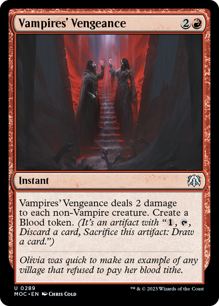 Vampires' Vengeance [March of the Machine Commander] | Mega City Incorporated