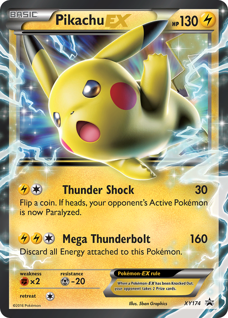 Pikachu EX (XY174) [XY: Black Star Promos] | Mega City Incorporated