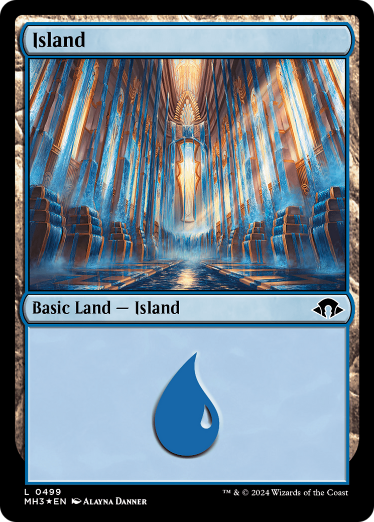 Island (0499) (Ripple Foil) [Modern Horizons 3] | Mega City Incorporated