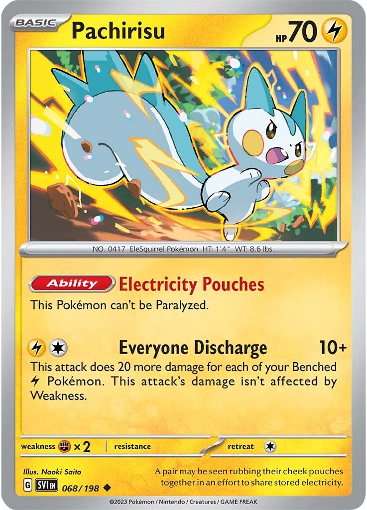 Pachirisu (068/198) [Scarlet & Violet: Base Set] | Mega City Incorporated