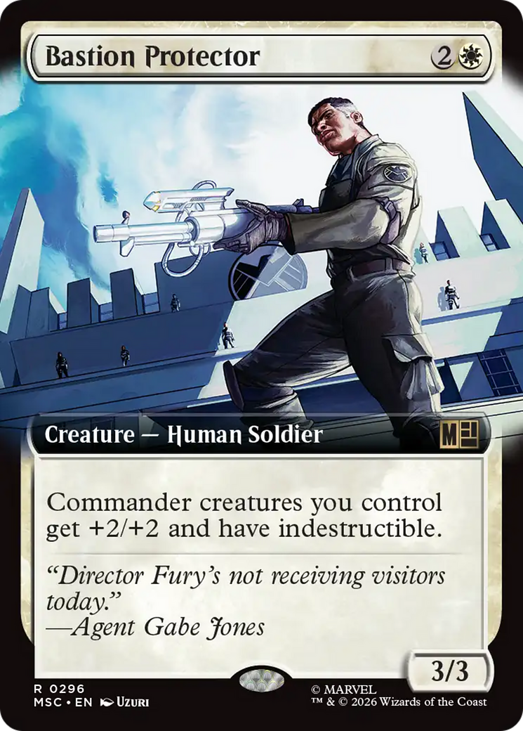 Bastion Protector (Extended Art) [Marvel Super Heroes Commander] | Mega City Incorporated