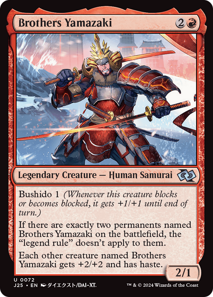 Brothers Yamazaki (72 Swords) (Anime) [Foundations Jumpstart] | Mega City Incorporated