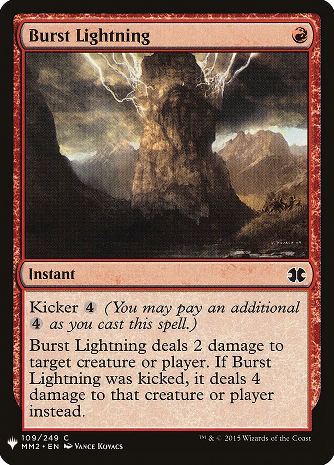 Burst Lightning [Mystery Booster] | Mega City Incorporated