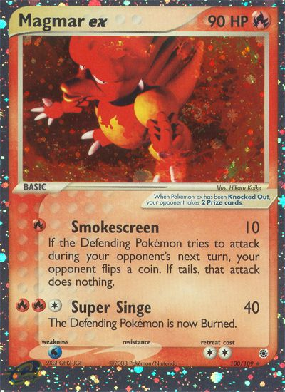 Magmar ex (100/109) [EX: Ruby & Sapphire] | Mega City Incorporated