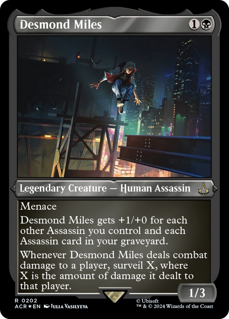 Desmond Miles (Foil Etched) [Assassin's Creed] | Mega City Incorporated